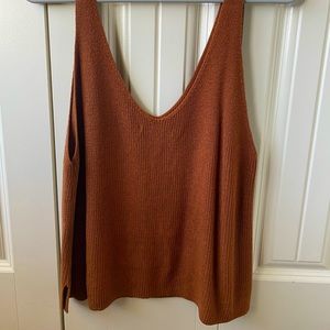 Knit tank top